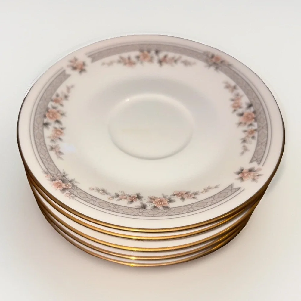 5- Noritake Fairview Saucer 6